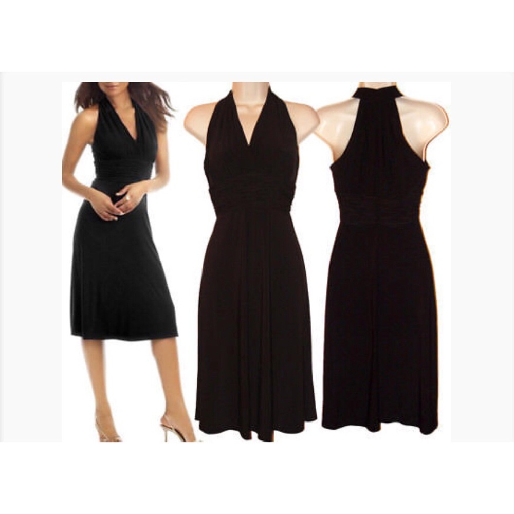 Evan Picone Chocolate Brown Cocktail Dress